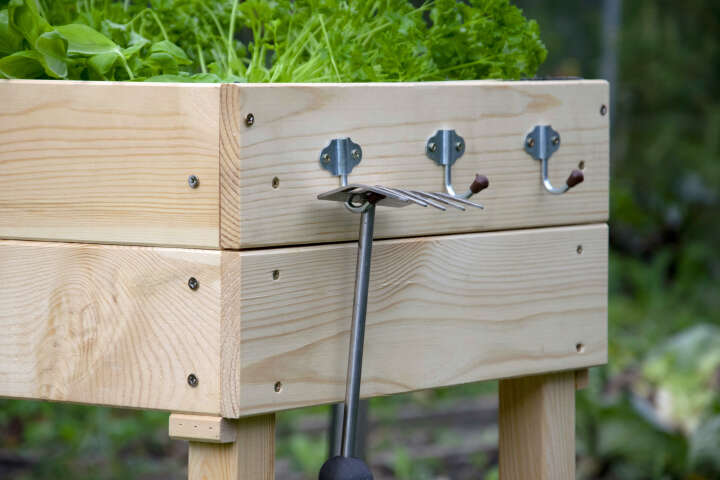 dobar Erhöhtes Frühbeet mit Tisch & Haken